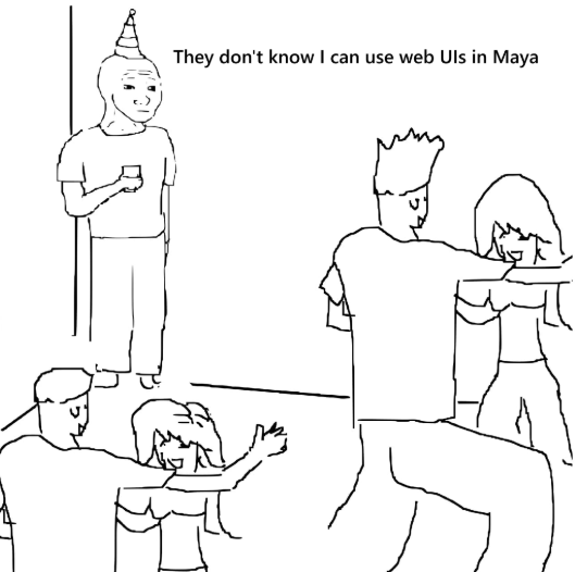 Maya WebUI meme